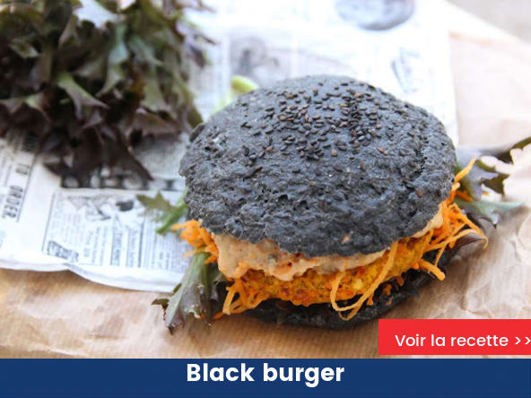 Black burger